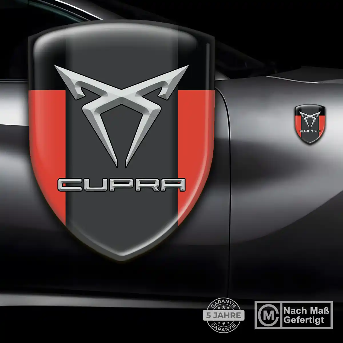 Cupra Emblem Wappen Premium-Edition