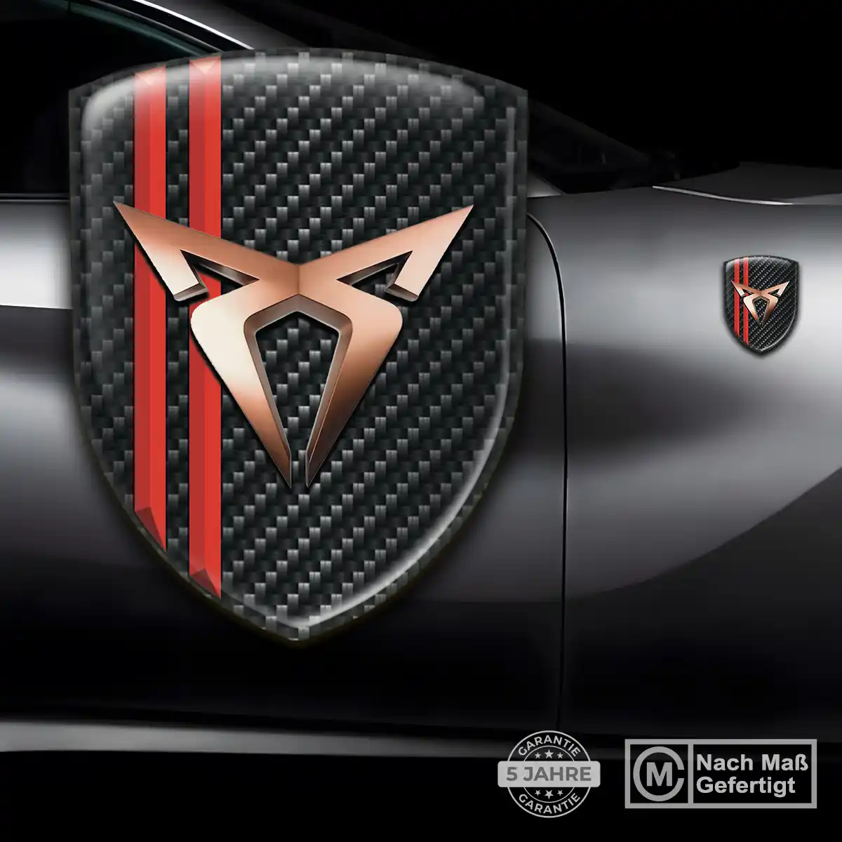 Cupra Emblem Wappen Premiumqualität