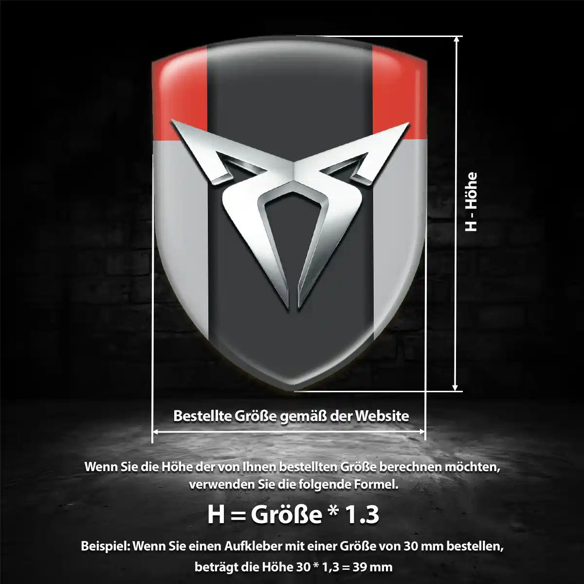 Cupra Embleme Auto Limitierte Auflage