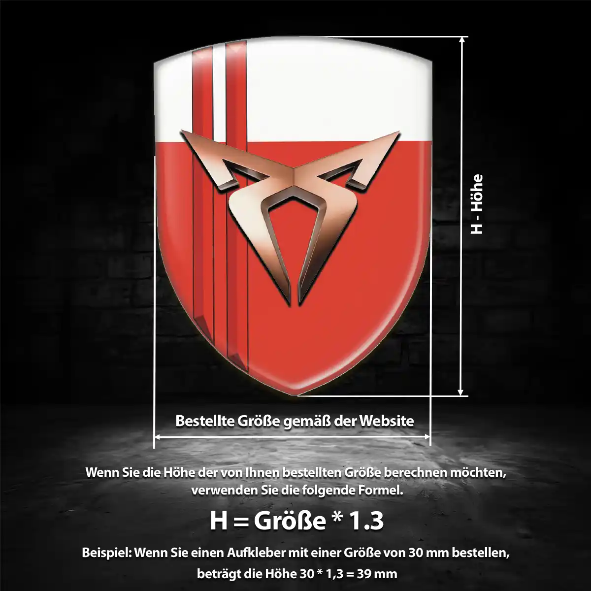 Cupra Embleme Hohe Qualität