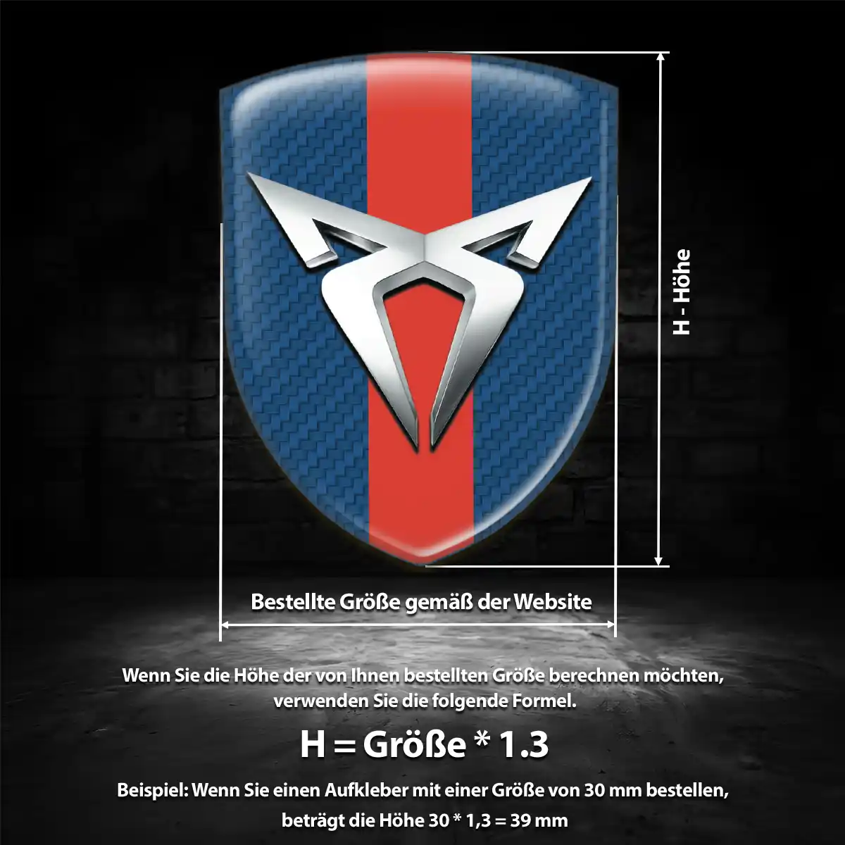 Cupra Embleme Limitierte Auflage