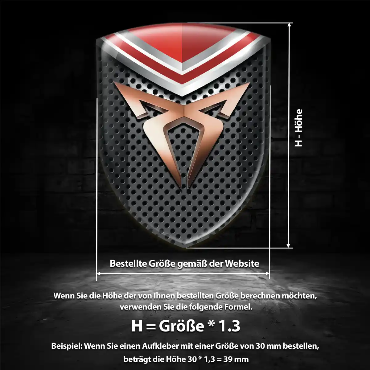 Cupra Embleme Luxus-Edition