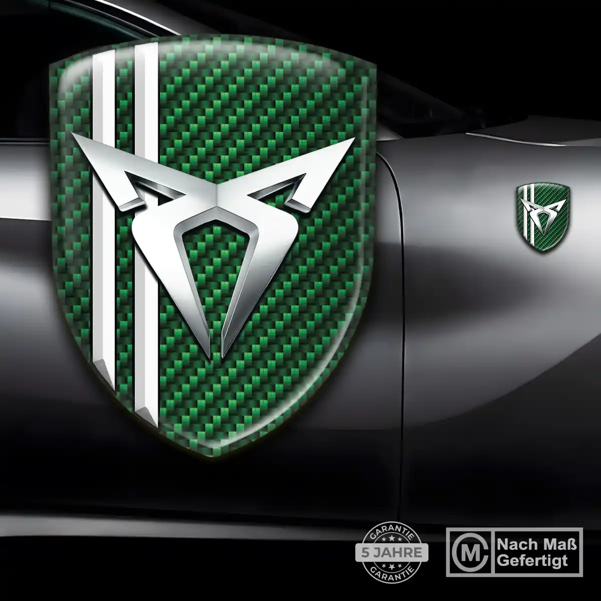 Cupra Embleme Silikon Aufkleber Auto Premiumqualität