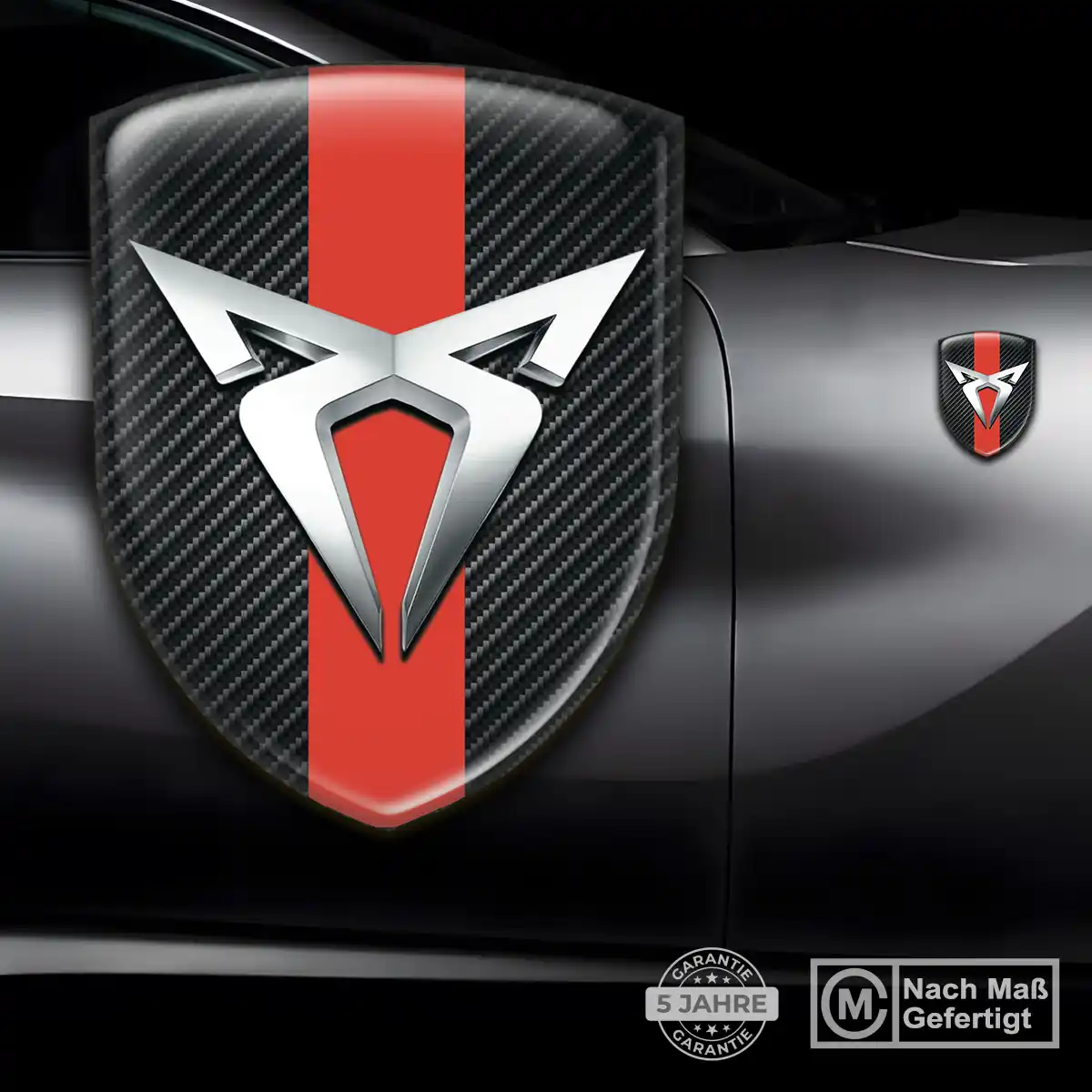 Cupra Embleme Silikon Aufkleber Limitierte Auflage