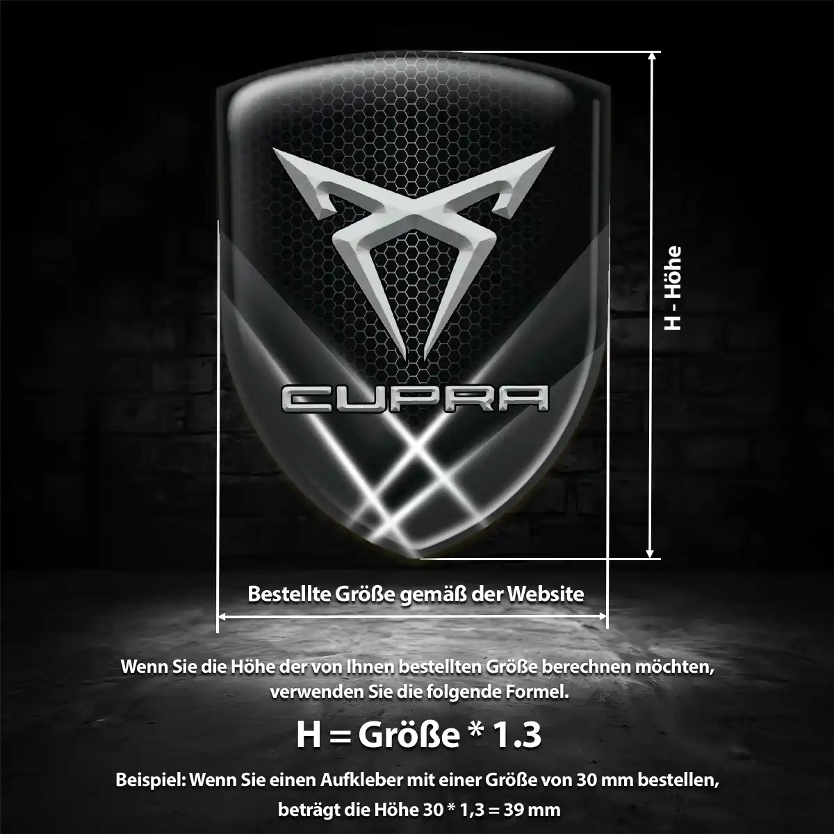 Cupra Embleme Stilvolles Design