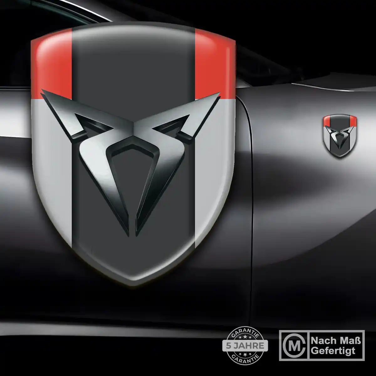 Cupra Silikon Aufkleber Embleme Auto Hohe Qualität