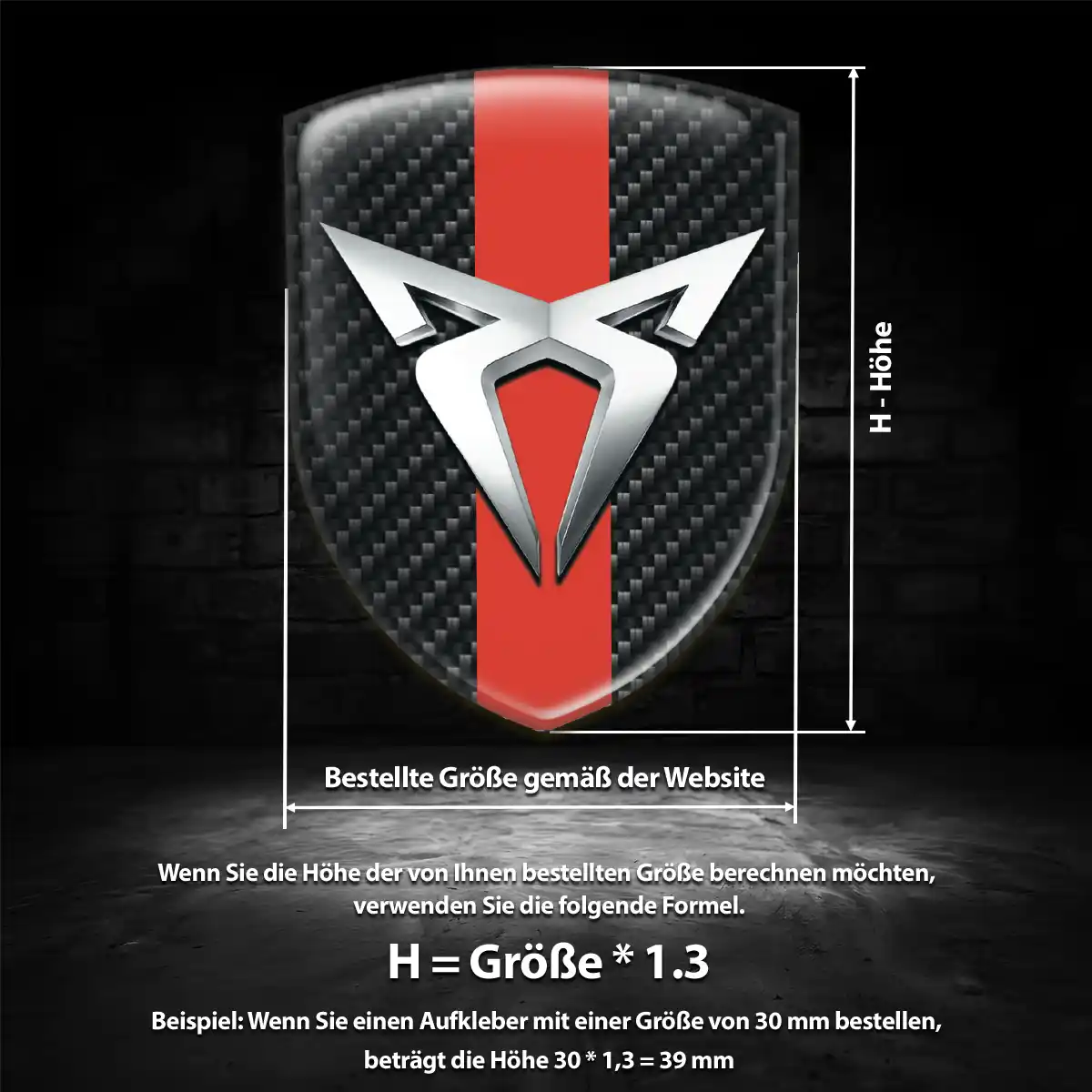 Cupra Silikon Aufkleber Embleme Auto Limitierte Auflage