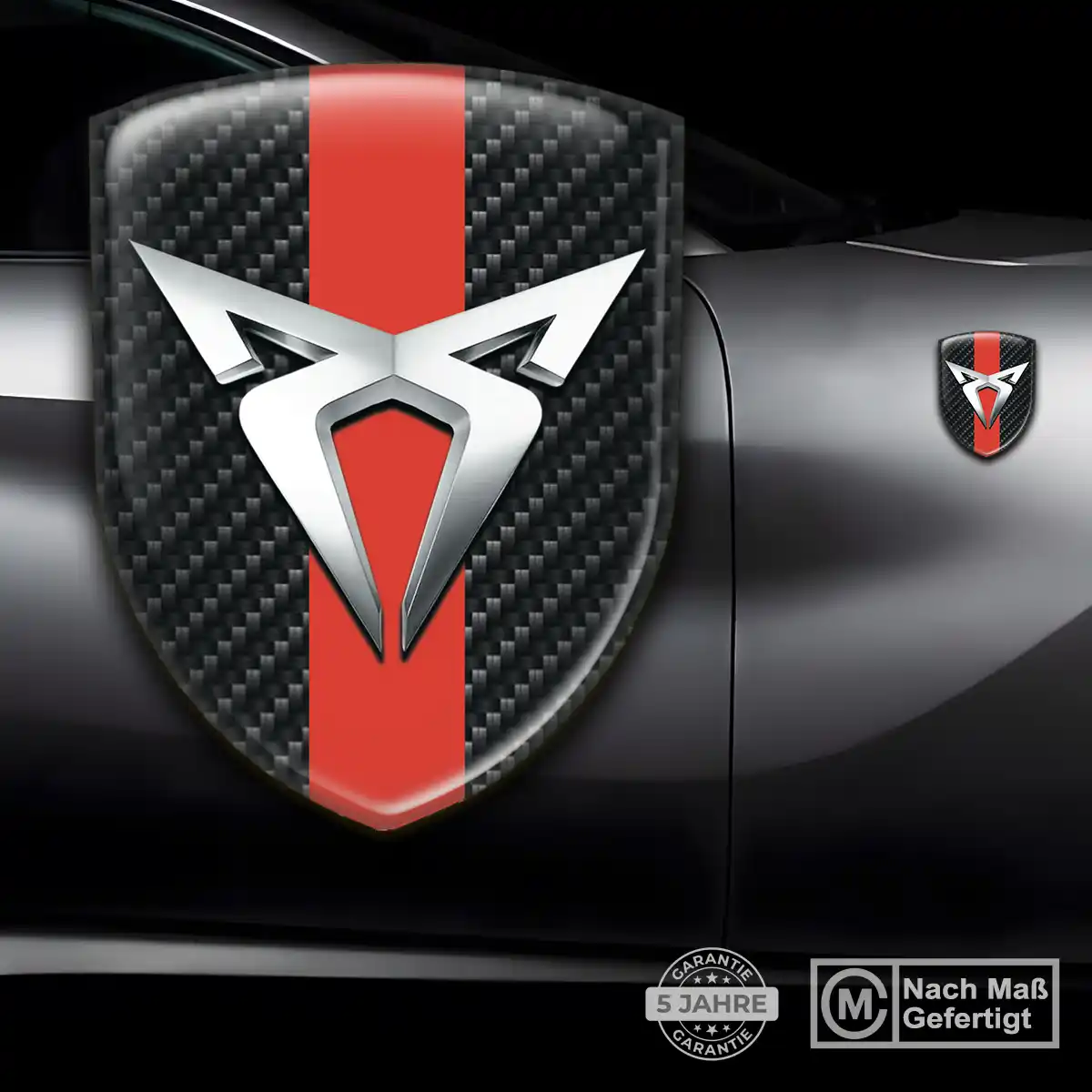 Cupra Silikon Aufkleber Embleme Auto Limitierte Auflage