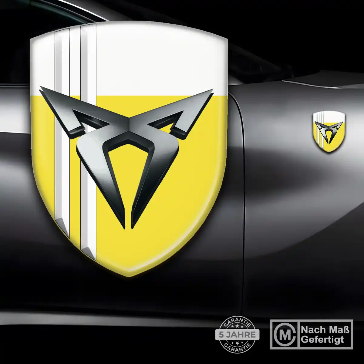 Cupra Silikon Aufkleber Embleme Auto Stilvolles Design