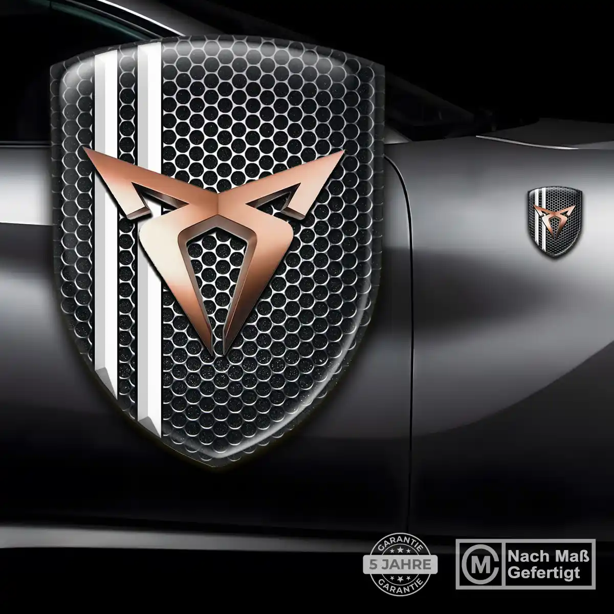 Cupra Silikon Aufkleber Wappen Hohe Qualität