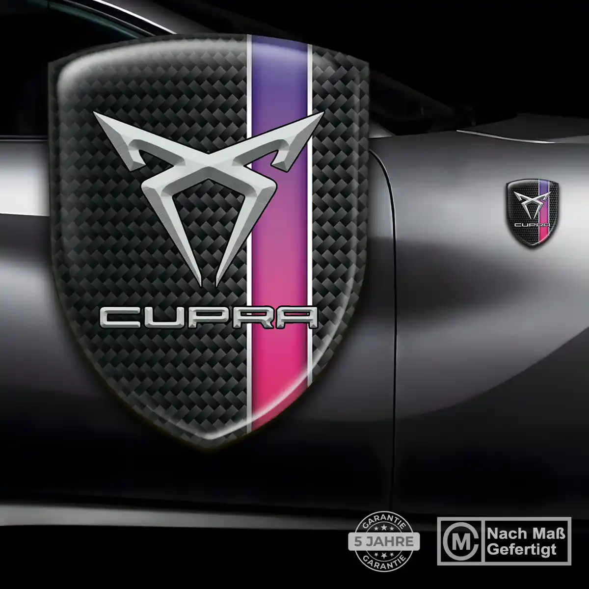 Cupra Silikon Aufkleber Wappen Limitierte Auflage