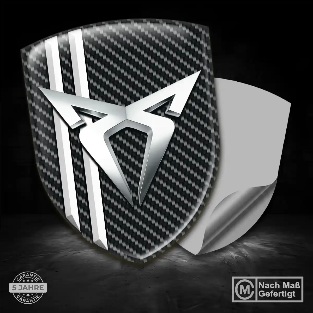 Cupra Wappen Aufkleber Luxus-Edition