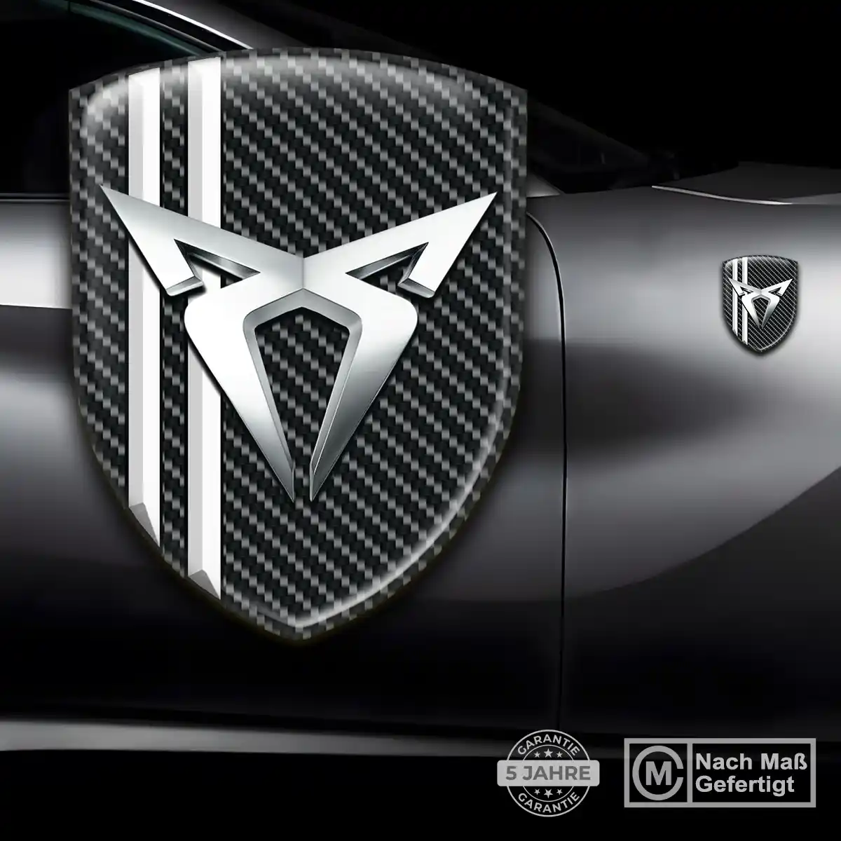 Cupra Wappen Aufkleber Luxus-Edition