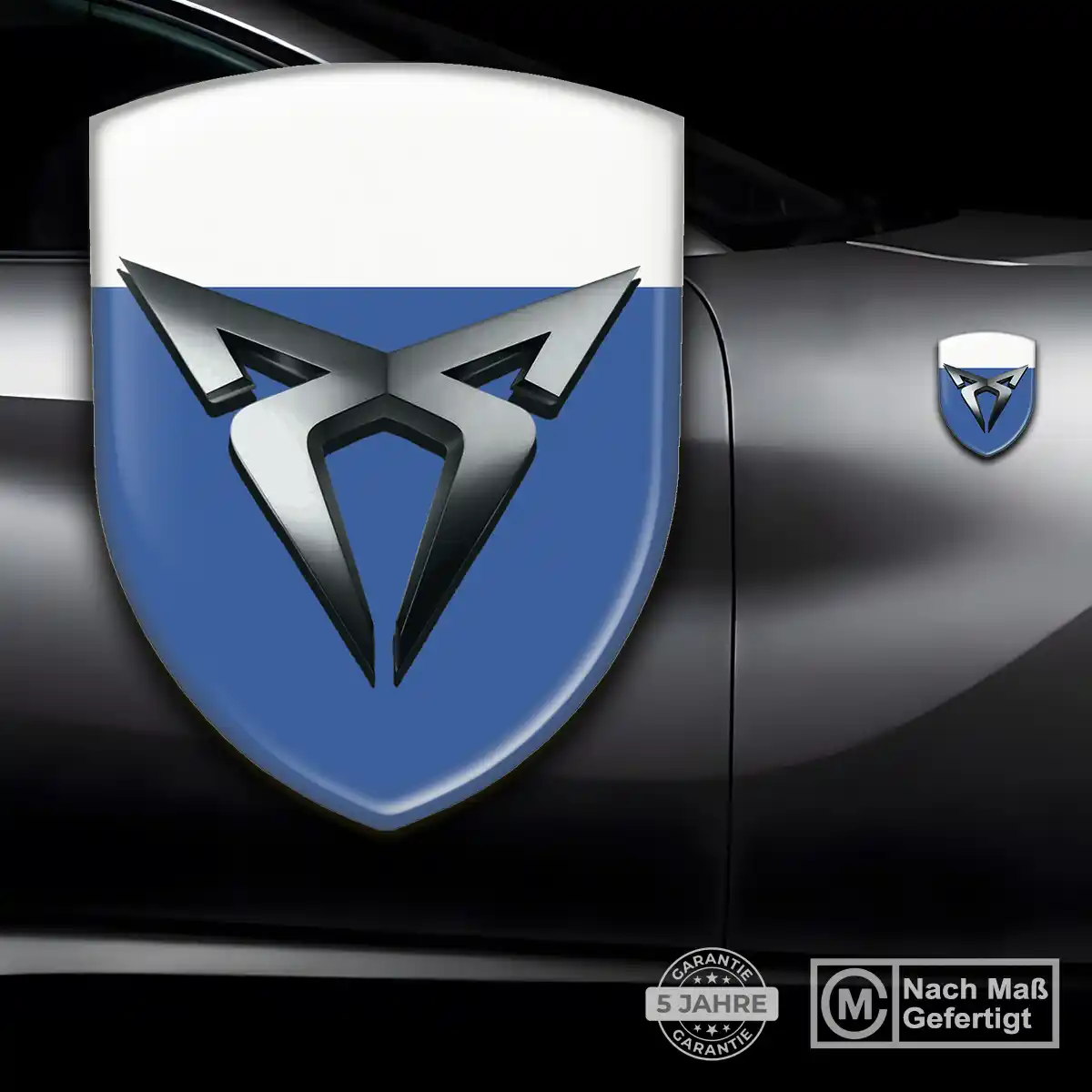 Cupra Wappen Emblem Aufkleber Premium-Edition