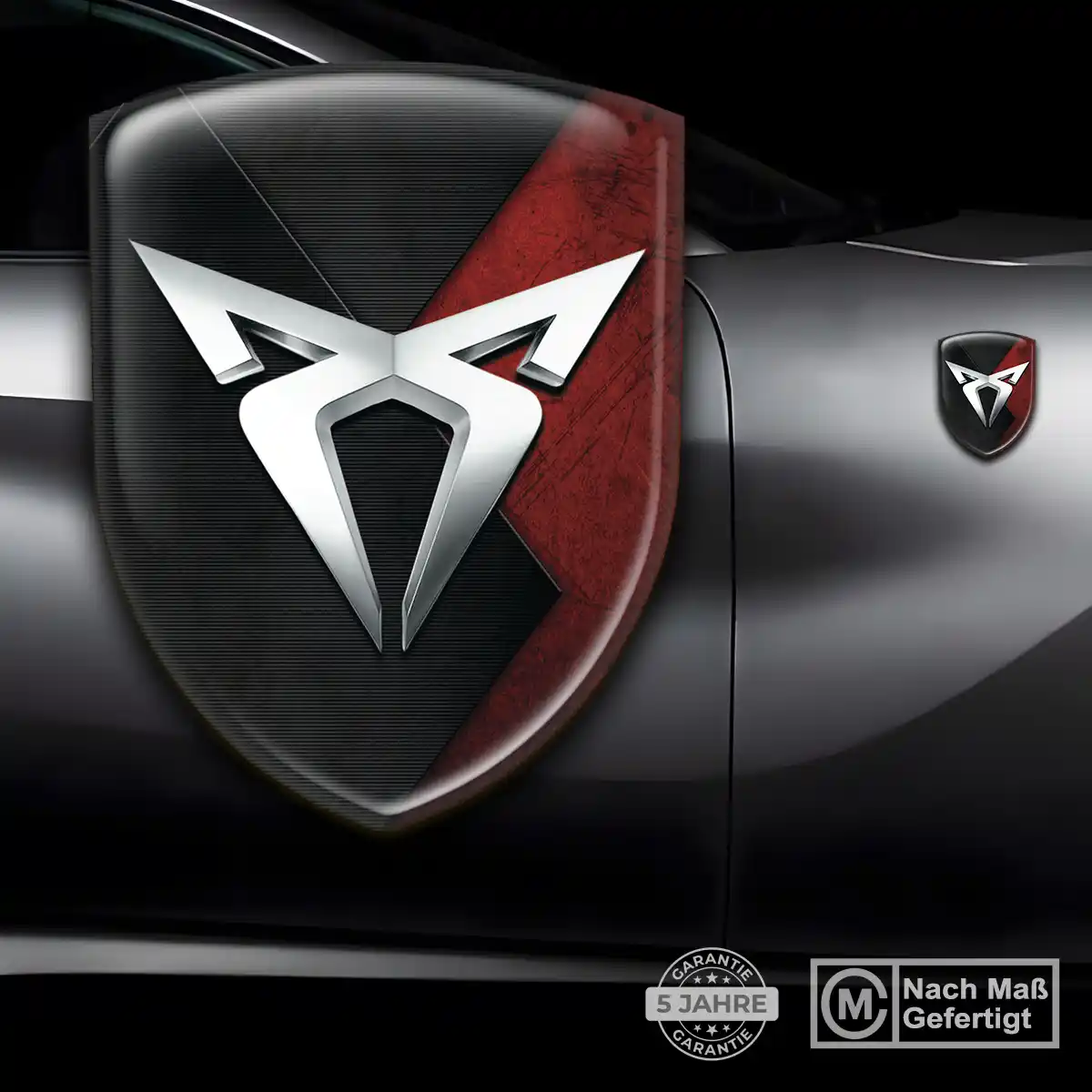 Cupra Wappen Emblem Aufkleber Stilvolles Design