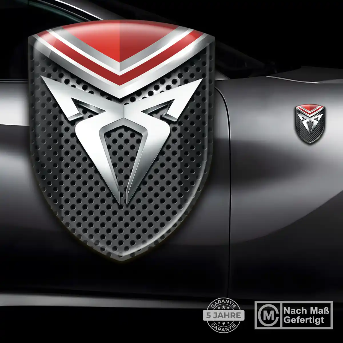 Cupra Wappen Emblem Auto Premium-Edition