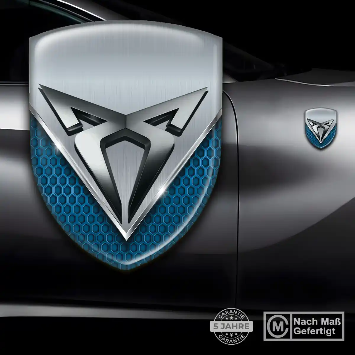 Cupra Wappen Emblem Auto Stilvolles Design