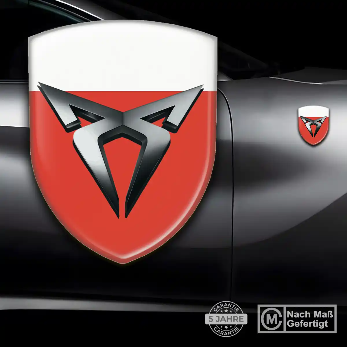 Cupra Wappen Emblem Hohe Qualität