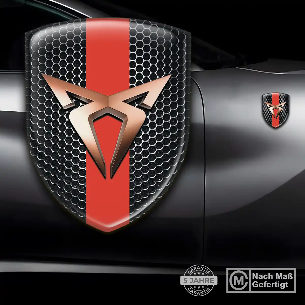 Cupra Wappen Emblem Premium-Edition