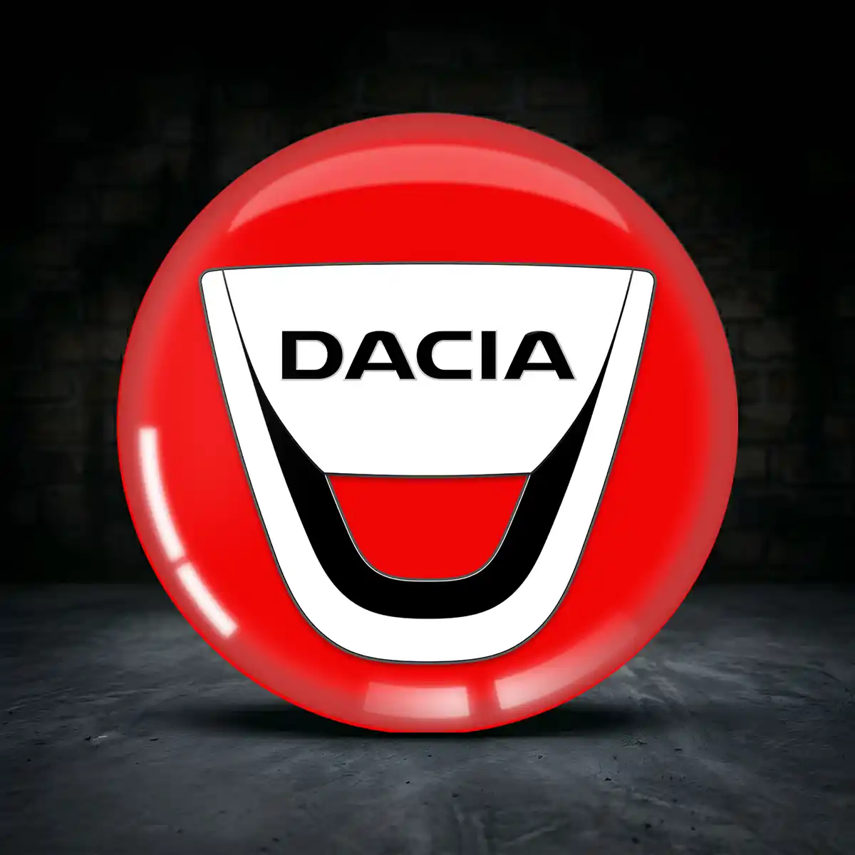 Dacia Radmitte Aufkleber Nabendeckel Hohe Qualität