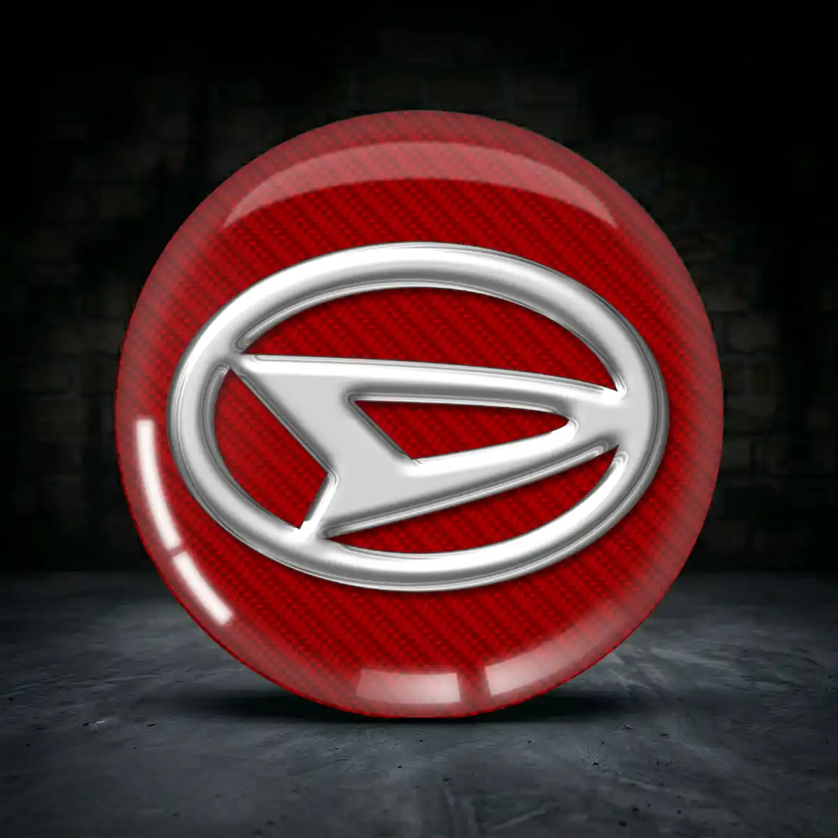 Daihatsu Emblem Silikon Aufkleber Radkappen Premium-Edition