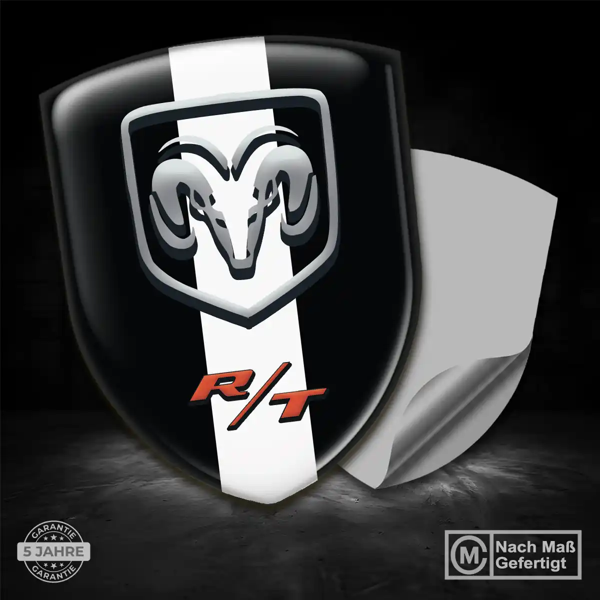 Dodge Aufkleber 3D Gel Embleme Auto Stilvolles Design