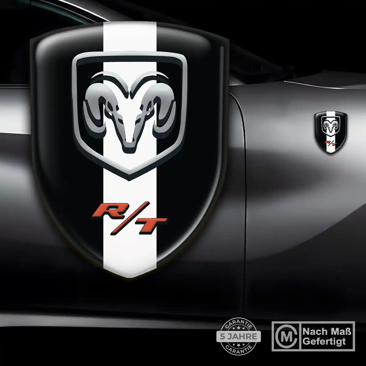 Dodge Aufkleber 3D Gel Embleme Auto Stilvolles Design