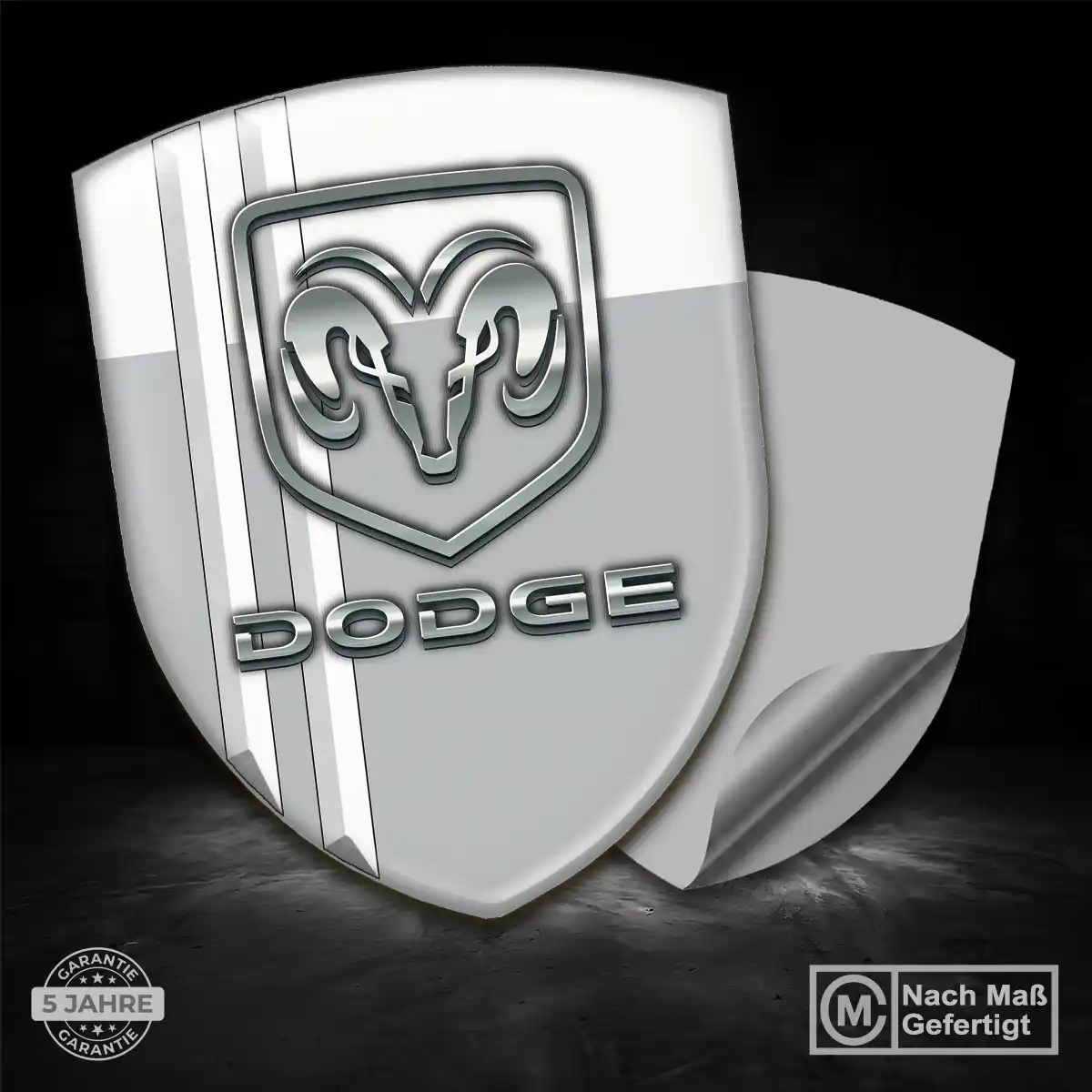 Dodge Aufkleber 3D Gel Embleme Hohe Qualität