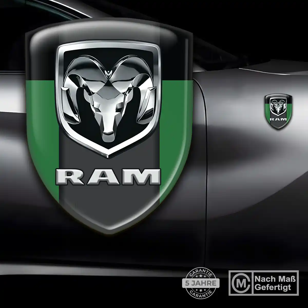 Dodge Aufkleber Emblem Wappen Auto Stilvolles Design