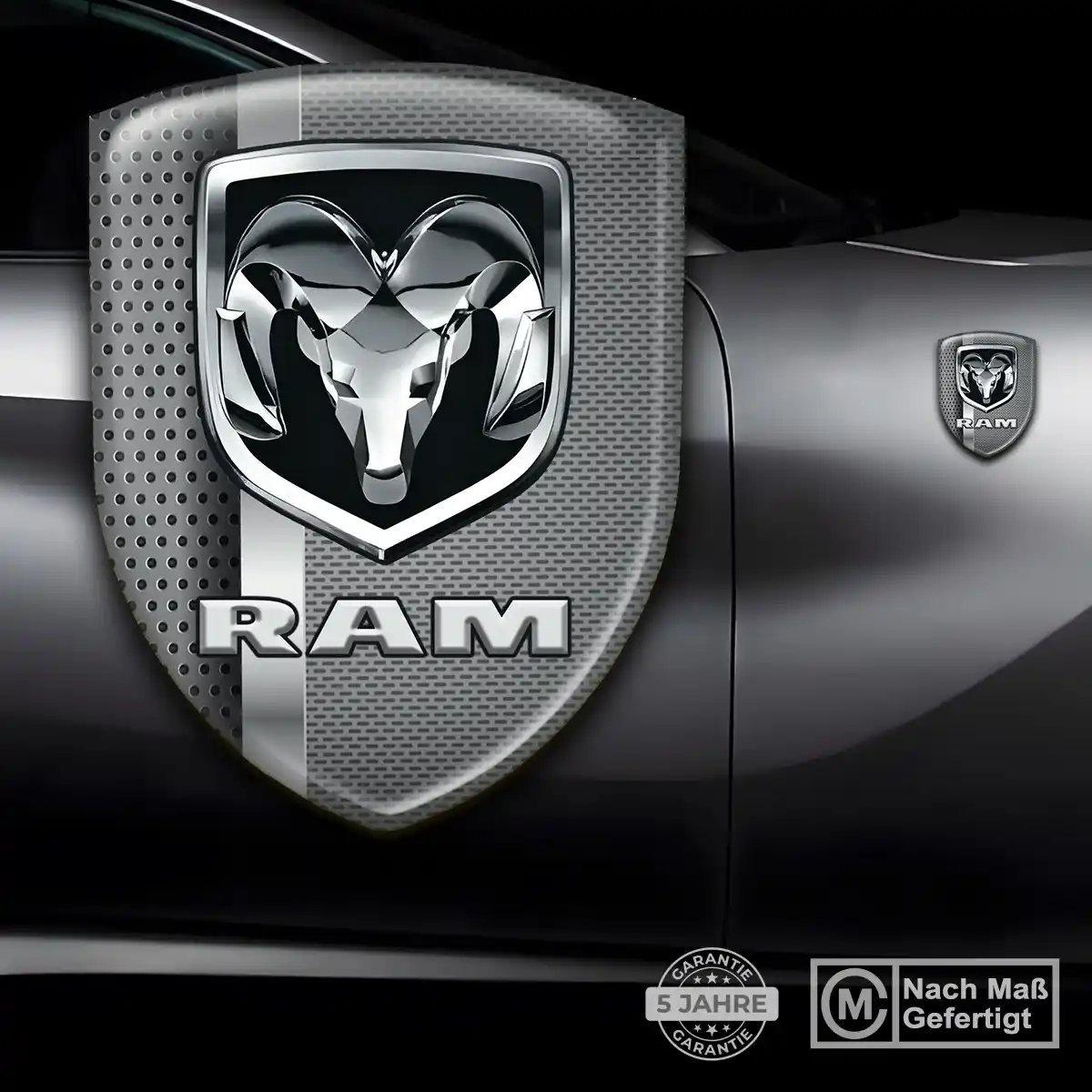 Dodge Aufkleber Emblem Wappen Hohe Qualität