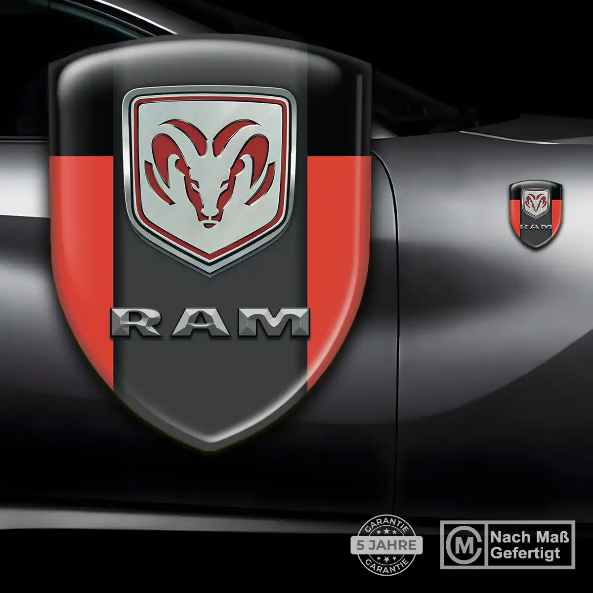 Dodge Aufkleber Embleme Silikon Auto Stilvolles Design