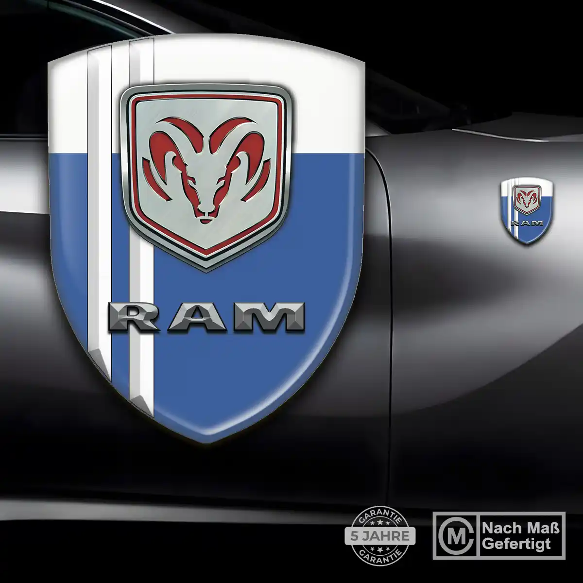 Dodge Aufkleber Silikon Embleme Auto Stilvolles Design
