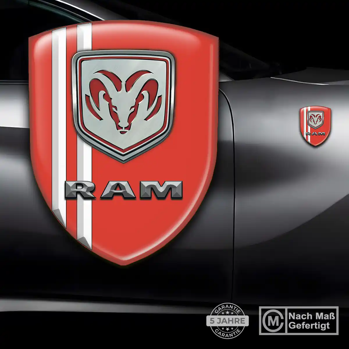 Dodge Aufkleber Stilvolles Design