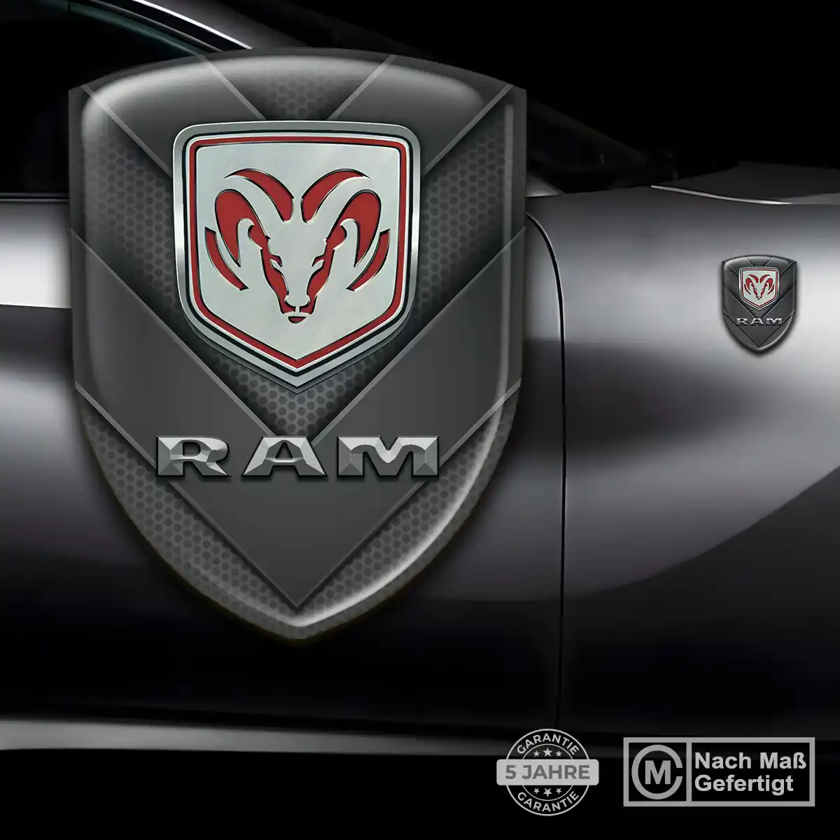 Dodge Aufkleber Wappen Auto Stilvolles Design