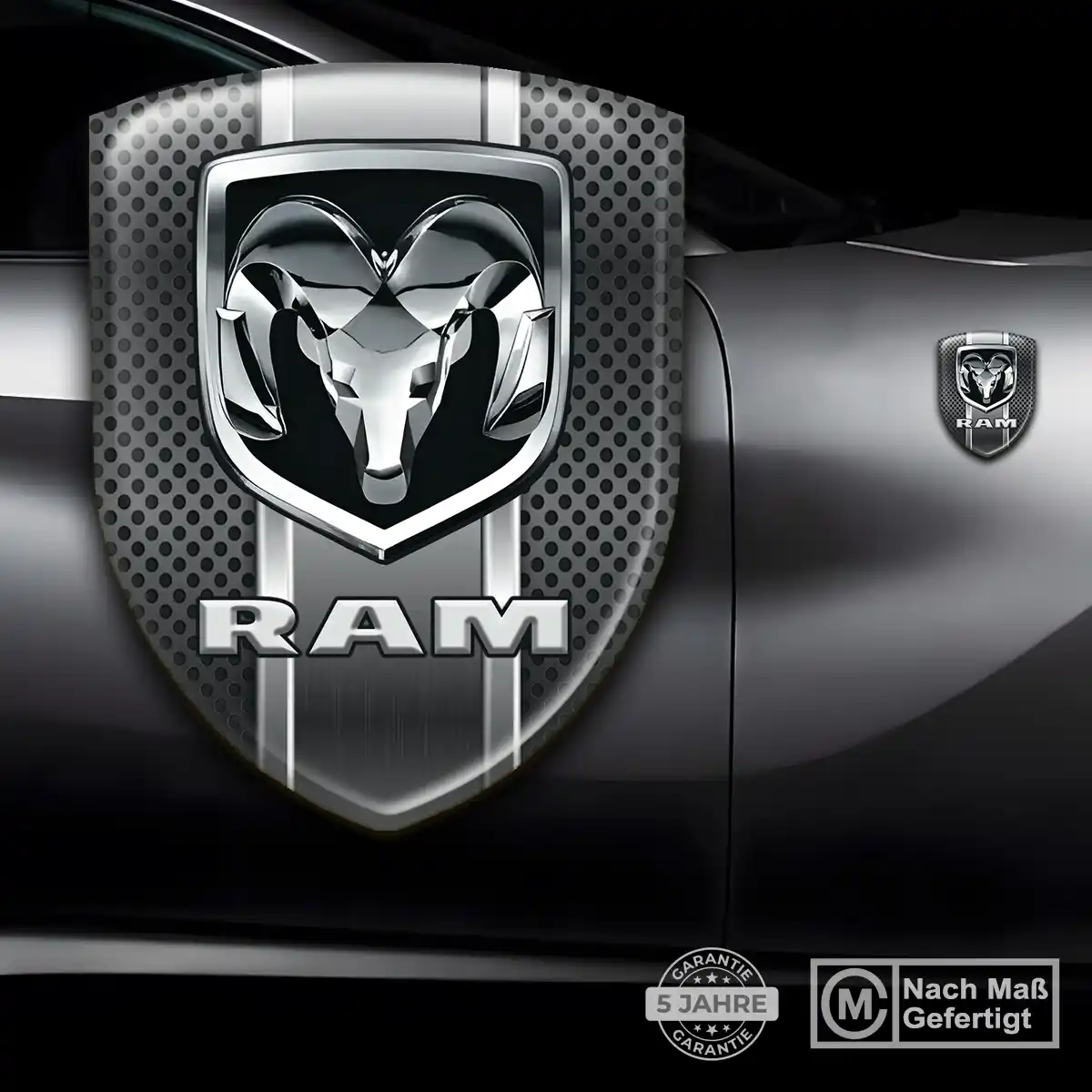 Dodge Aufkleber Wappen Hohe Qualität