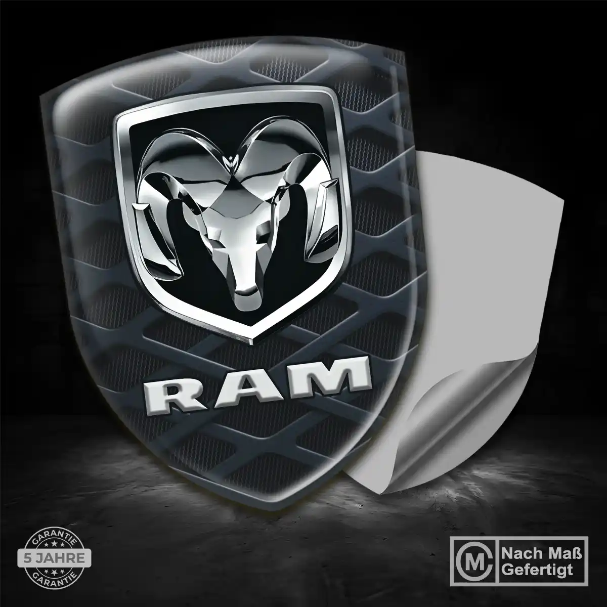 Dodge Emblem Aufkleber Stilvolles Design
