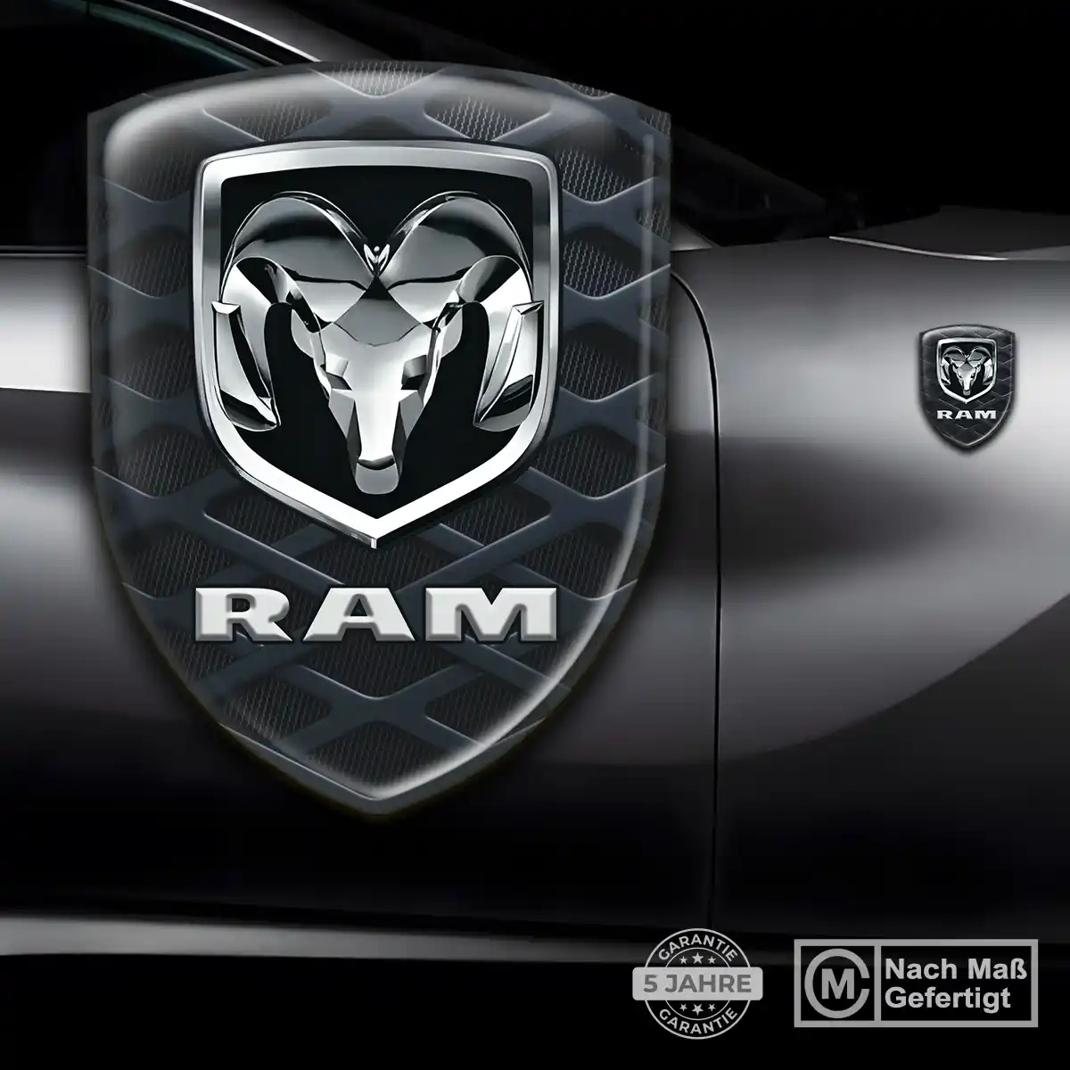Dodge Emblem Aufkleber Stilvolles Design
