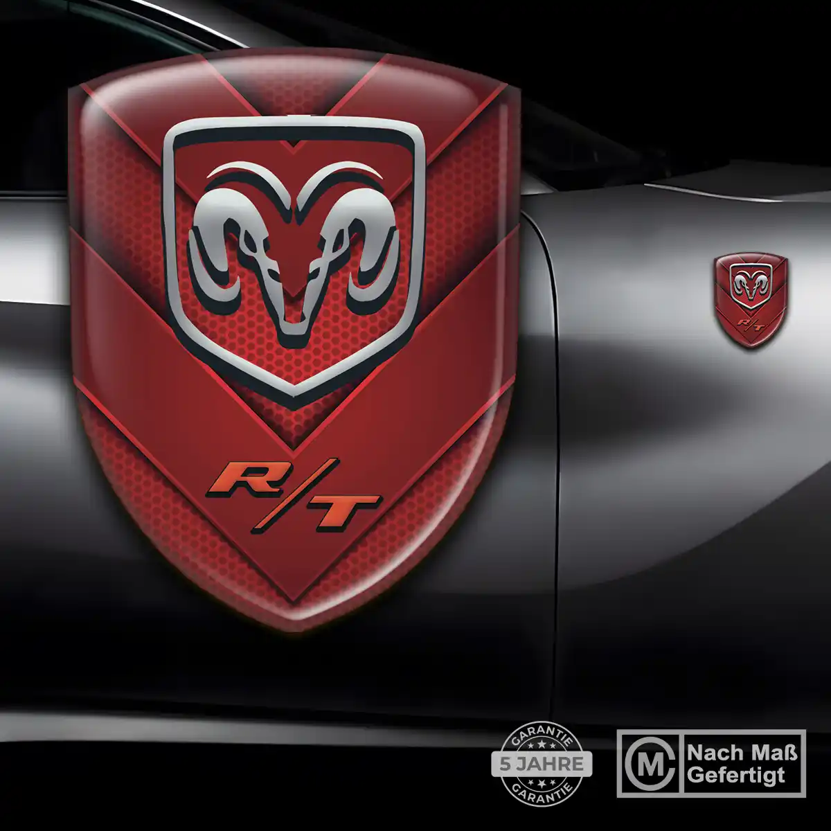 Dodge Emblem Aufkleber Wappen Auto Stilvolles Design
