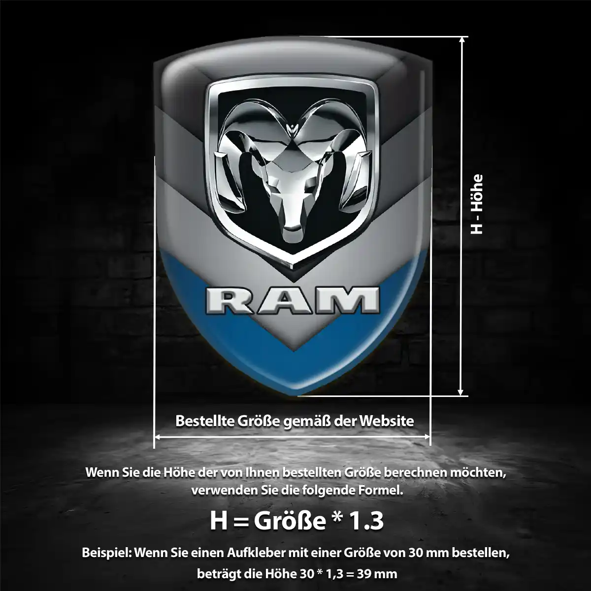 Dodge Emblem Auto Stilvolles Design