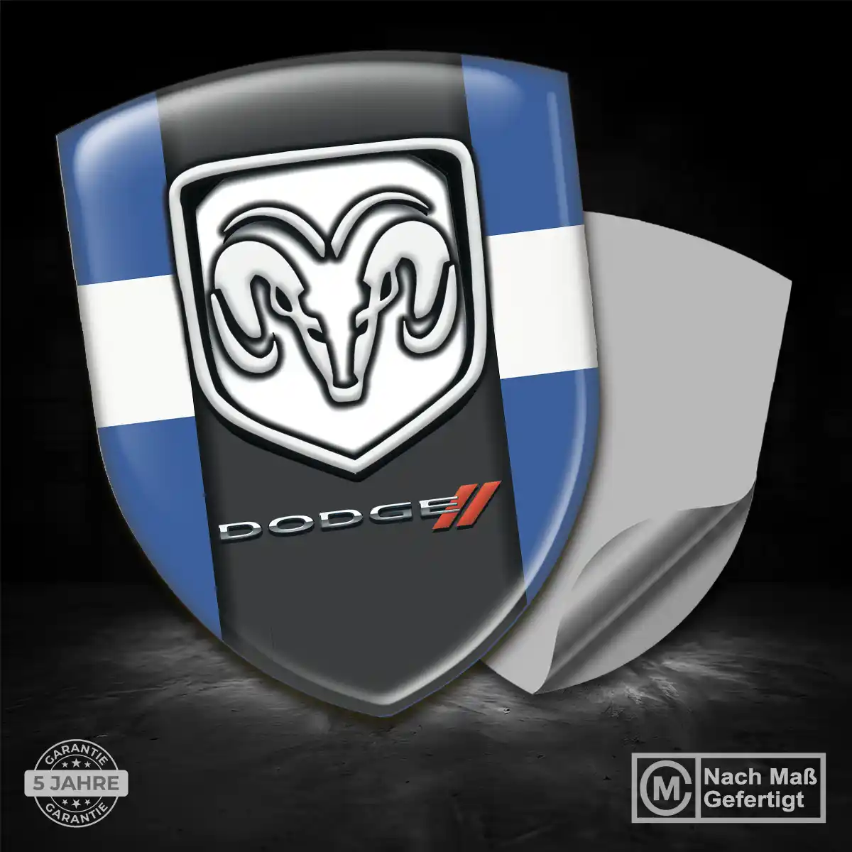 Dodge Emblem Stilvolles Design