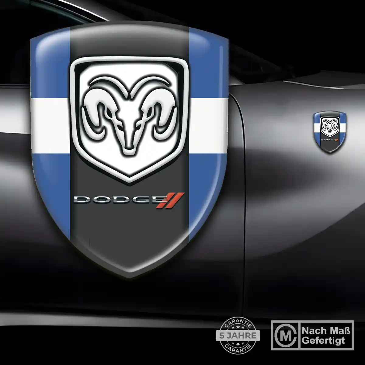 Dodge Emblem Stilvolles Design