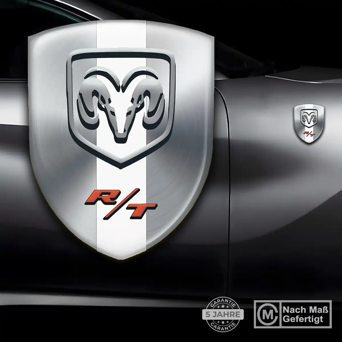 Dodge Emblem Wappen Aufkleber Auto Stilvolles Design