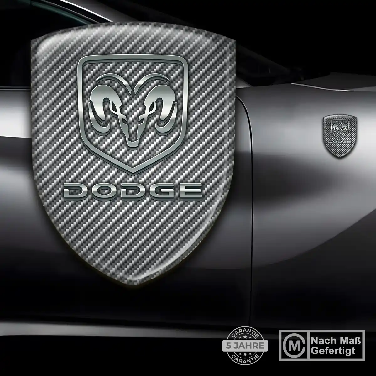 Dodge Emblem Wappen Auto Stilvolles Design