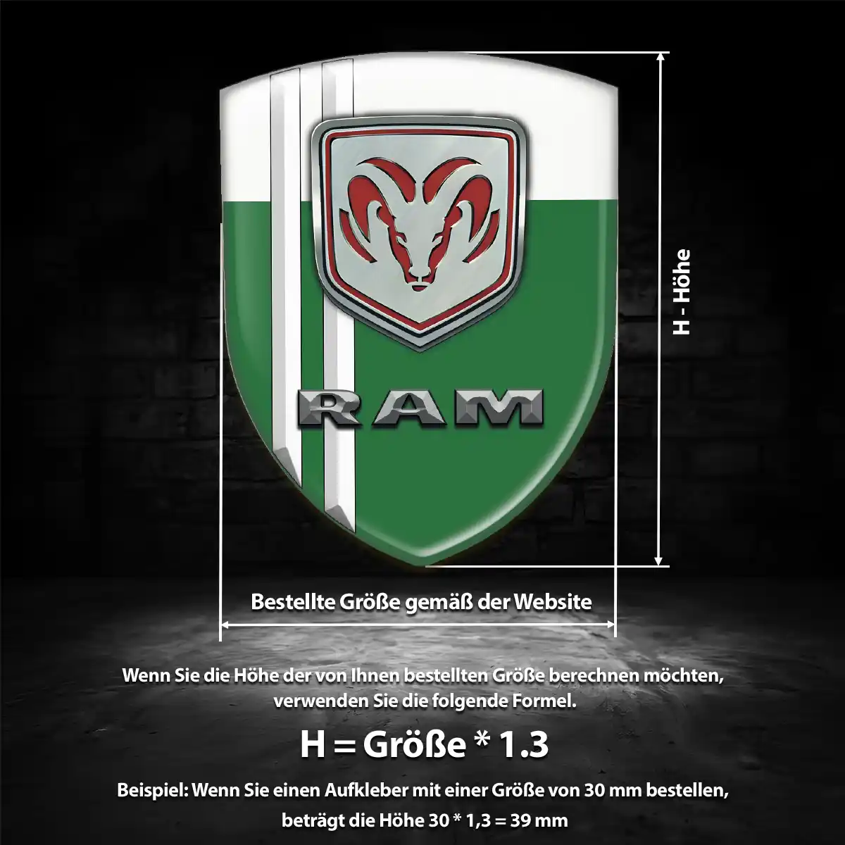 Dodge Emblem Wappen Stilvolles Design