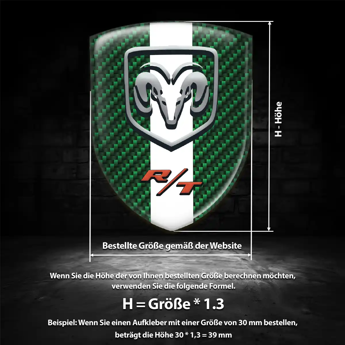 Dodge Embleme Stilvolles Design