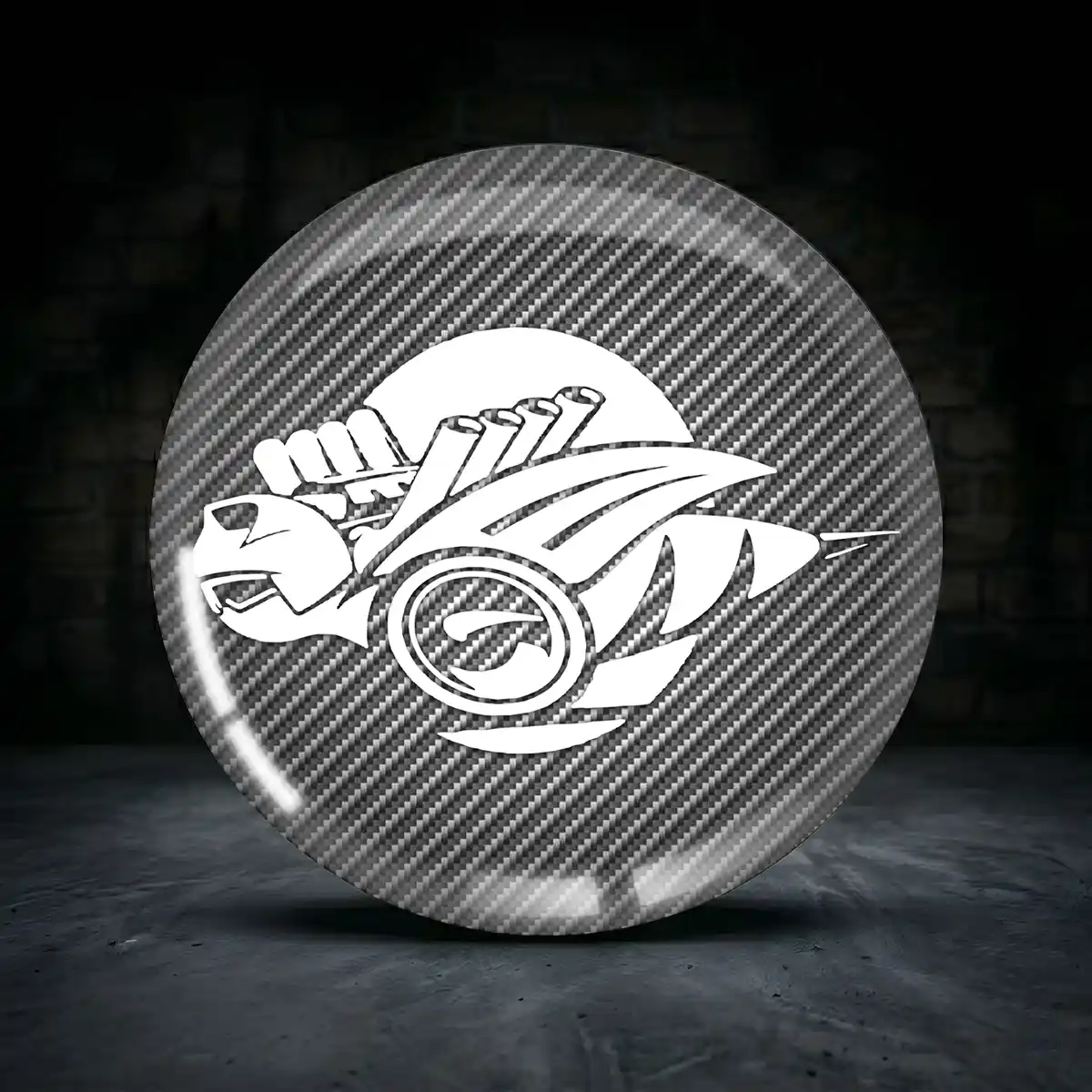 Dodge Nabendeckel Aufkleber Premium-Edition