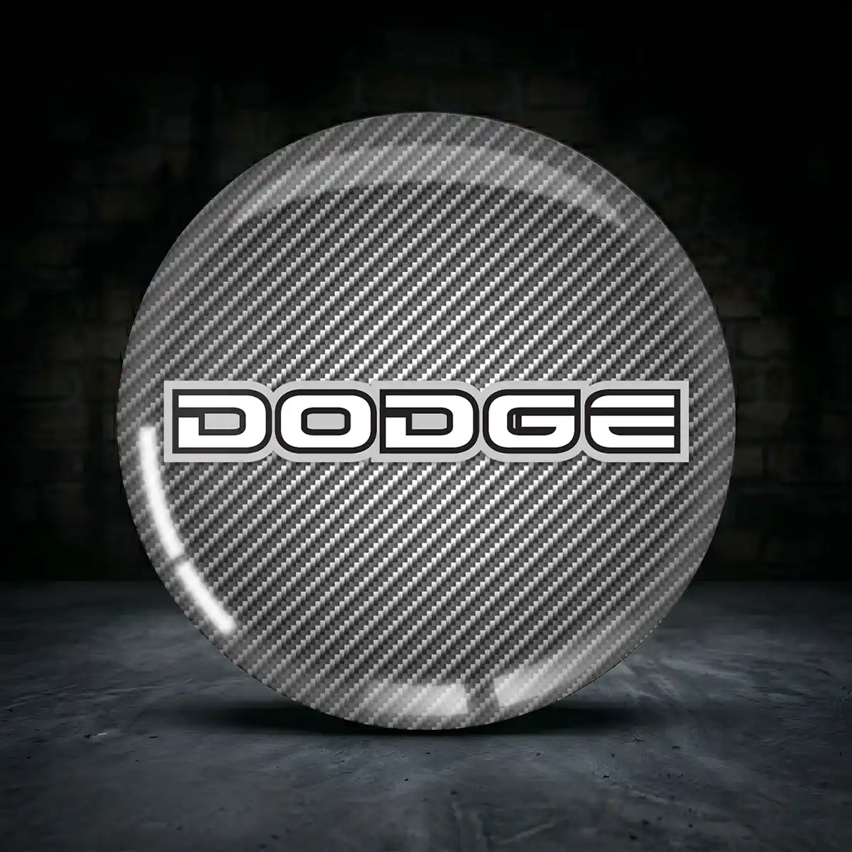 Dodge Nabendeckel Aufkleber Stilvolles Design