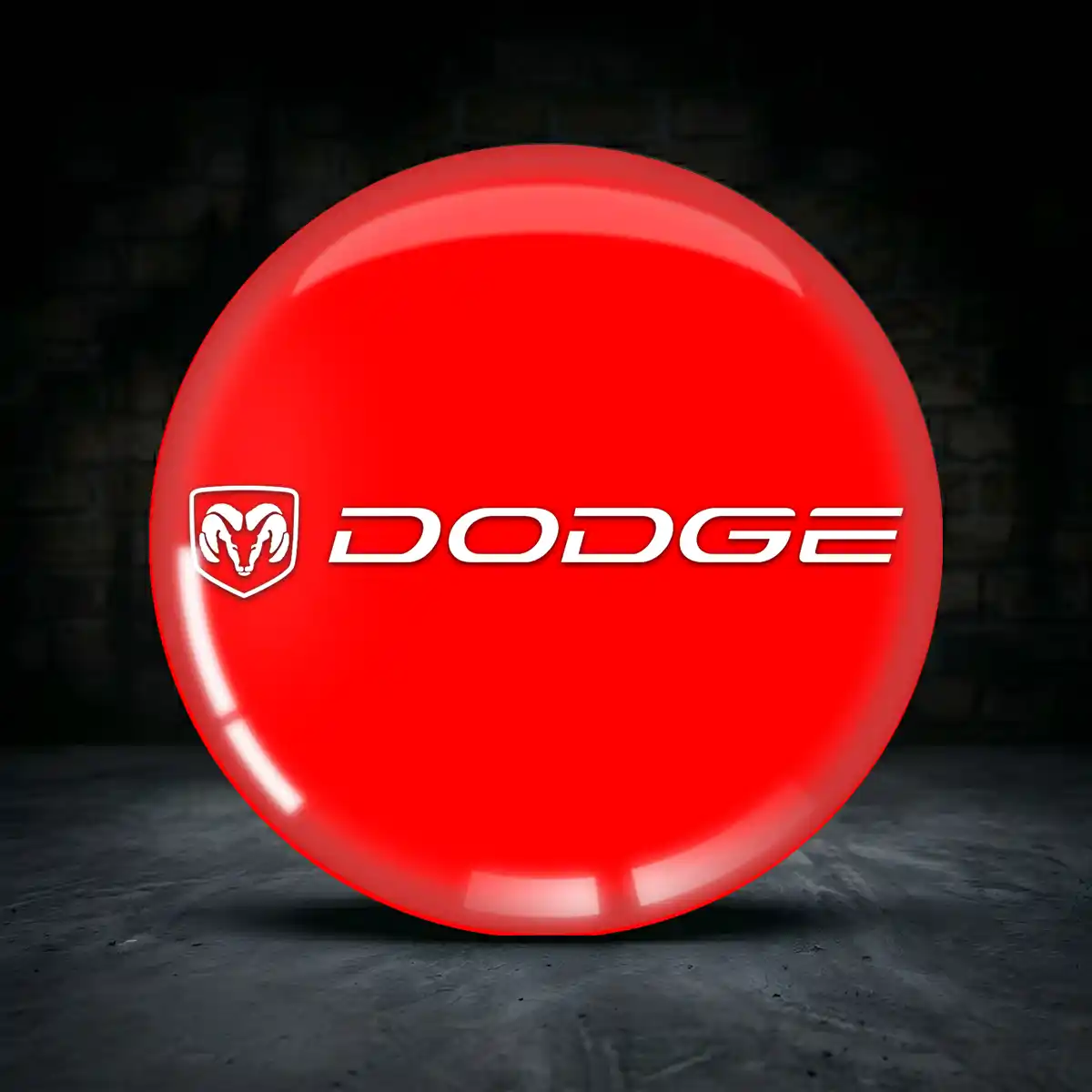 Dodge Radmitte Aufkleber Stilvolles Design