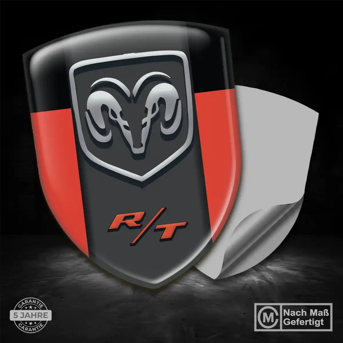 Dodge Silikon Aufkleber Auto Stilvolles Design