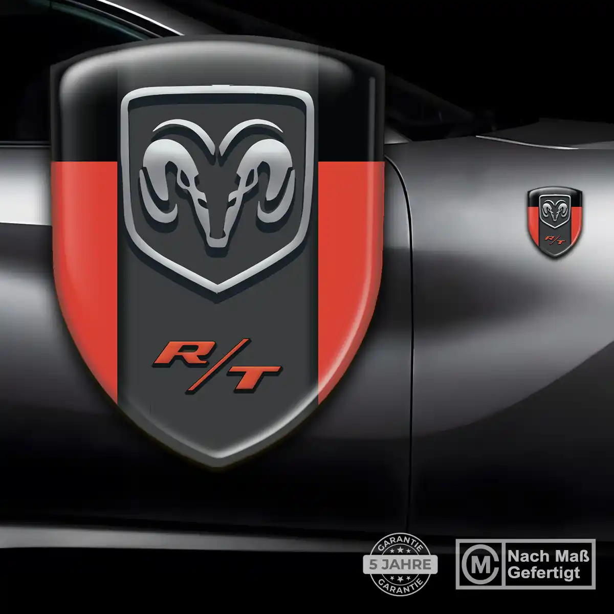 Dodge Silikon Aufkleber Auto Stilvolles Design